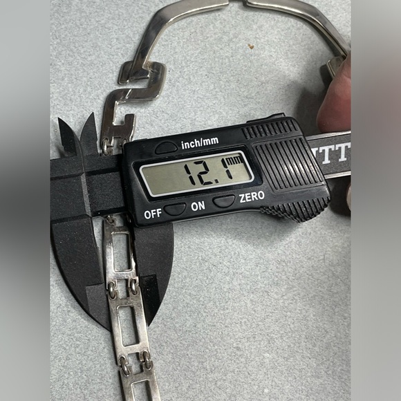 Erika Hult De Corral RIC Geometric AZTEC Sterling 925 17” Collar Necklace 6.75” - Picture 6 of 13